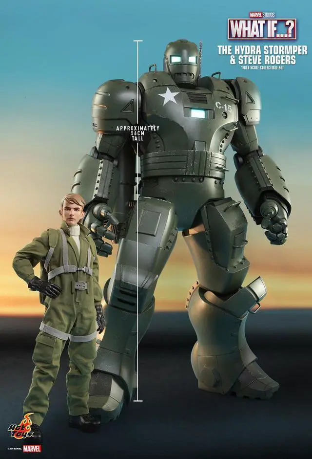 Alt view image 3 of 5 - Figure Hot Toys TMS060 - Marvel Comics - What If? - The Hydra Stomper & Steve Rogers