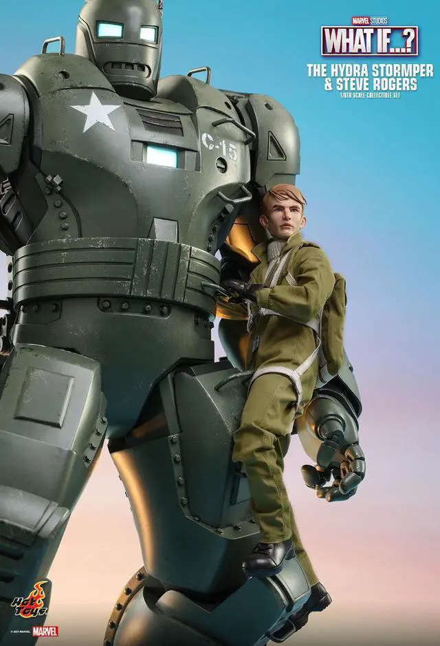 Alt view image 4 of 5 - Figure Hot Toys TMS060 - Marvel Comics - What If? - The Hydra Stomper & Steve Rogers