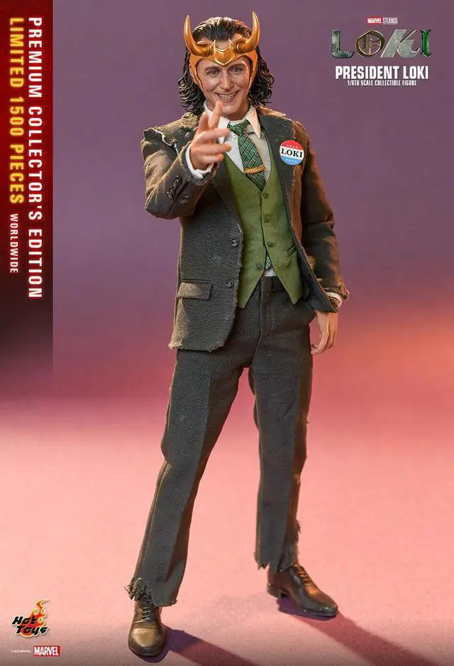 Alt view image 3 of 5 - Figure Hot Toys TMS067 - Marvel Comics - Loki - President  Loki Deluxe Version