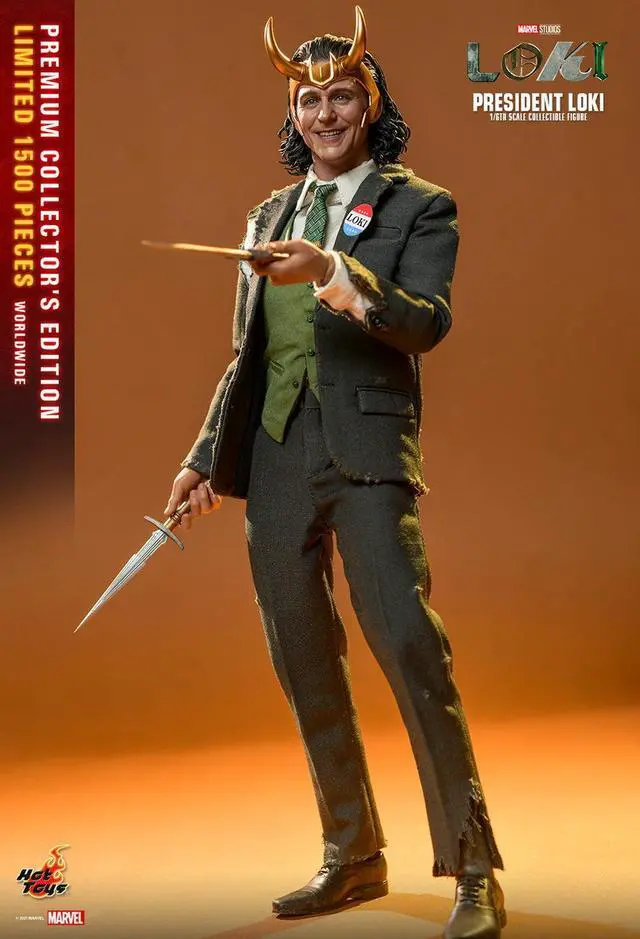 Alt view image 4 of 5 - Figure Hot Toys TMS067 - Marvel Comics - Loki - President  Loki Deluxe Version