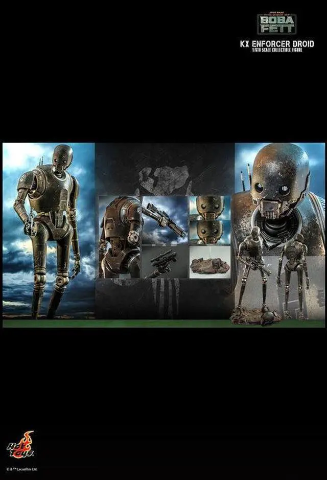 Alt view image 2 of 5 - Figure Hot Toys TMS072 - Star Wars : The Book Of Boba Fett - KX Enforcer Droid