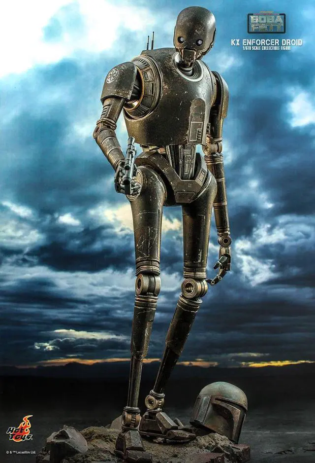Alt view image 4 of 5 - Figure Hot Toys TMS072 - Star Wars : The Book Of Boba Fett - KX Enforcer Droid