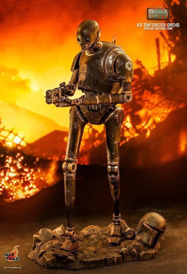 Alt view image 3 of 5 - Figure Hot Toys TMS072 - Star Wars : The Book Of Boba Fett - KX Enforcer Droid