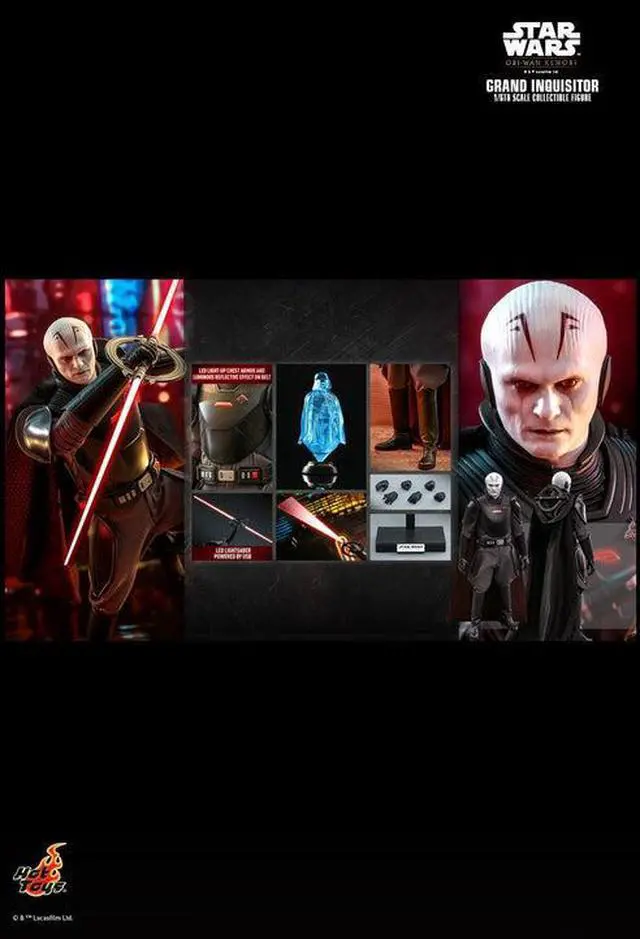 Alt view image 2 of 5 - Figure Hot Toys TMS082 - Star Wars : Obi Wan Kenobi - Grand Inquisitor