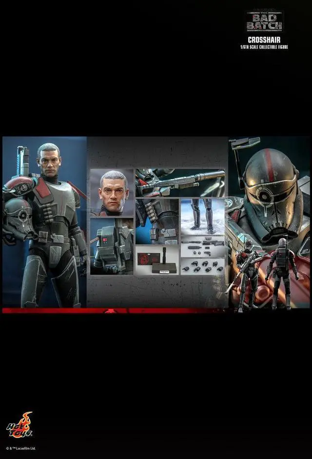 Alt view image 2 of 5 - Figure Hot Toys TMS087 - Star Wars : The Bad Batch - Crosshair