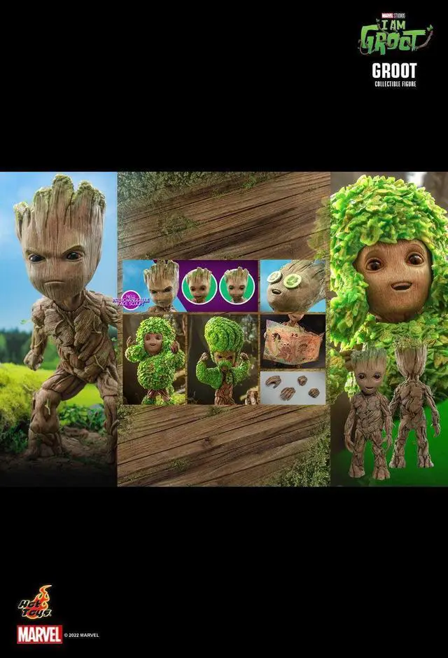 Alt view image 2 of 5 - Figure Hot Toys TMS088 - Marvel Comics - I Am Groot - Groot Standard Version
