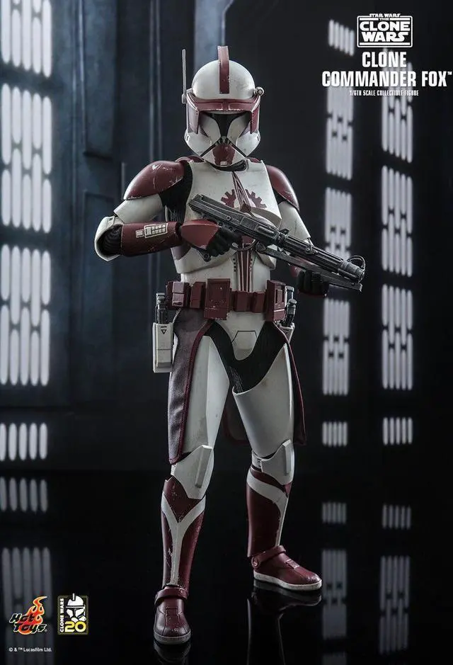 Alt view image 3 of 5 - Figure Hot Toys TMS103 - Star Wars : The Clone Wars - Clone Commander Fox