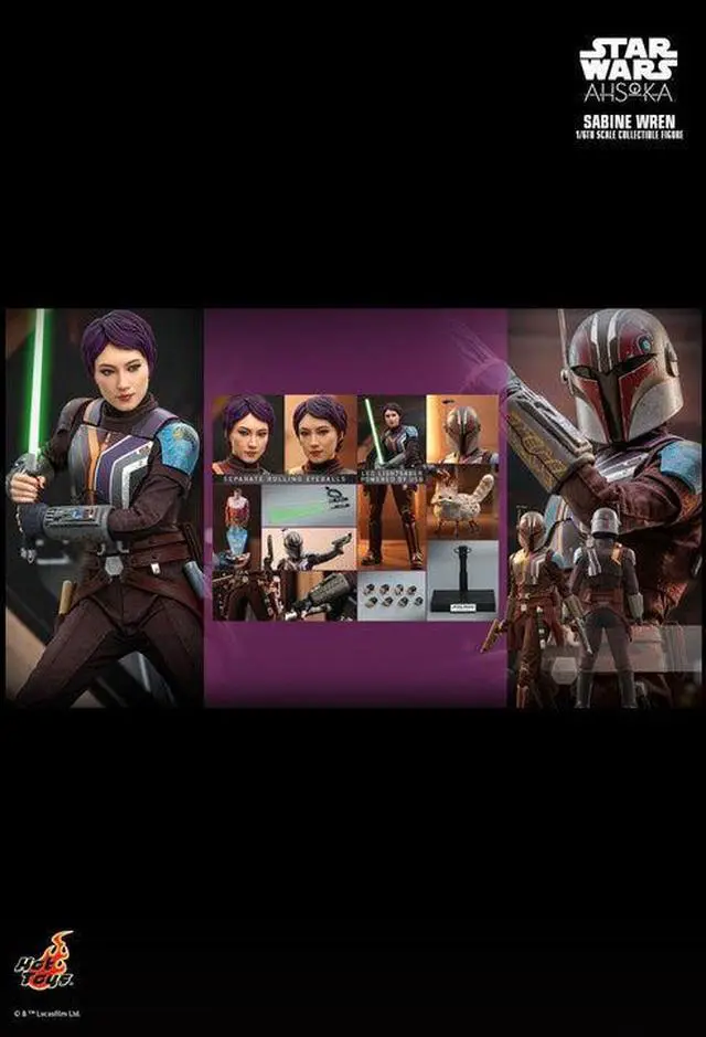 Alt view image 2 of 5 - Figura Hot Toys TMS111 - Star Wars : Ahsoka - Sabine Wren