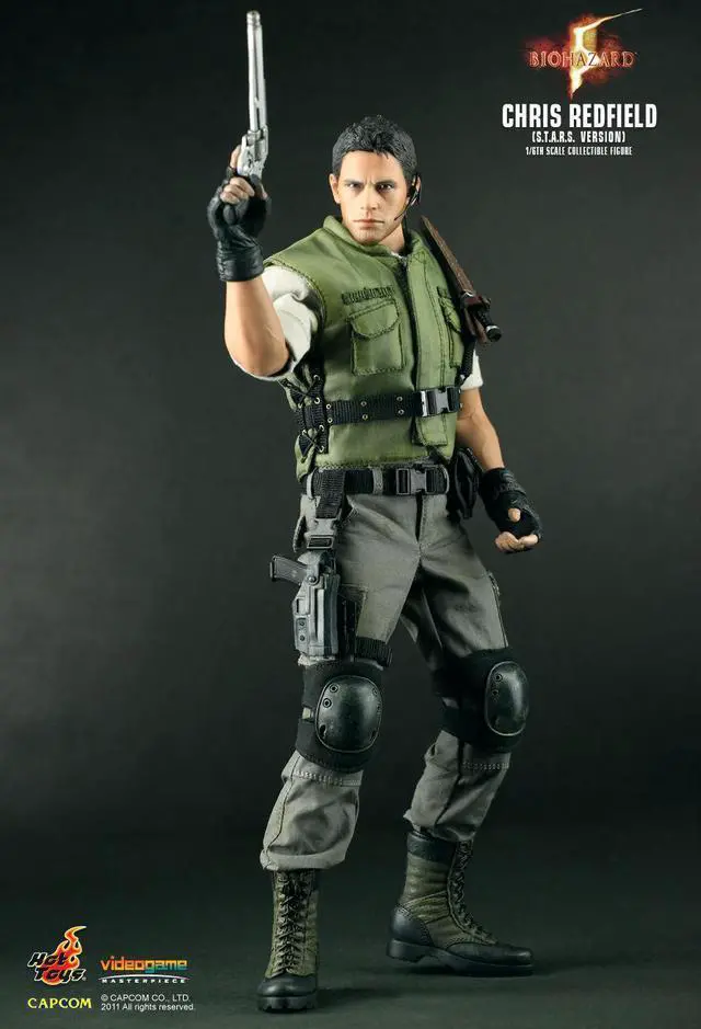 Alt view image 3 of 5 - Figure Hot Toys VGM09 - Resident Evil 5 - Biohazard 5 - Chris Redfield S.T.A.R.S. Version