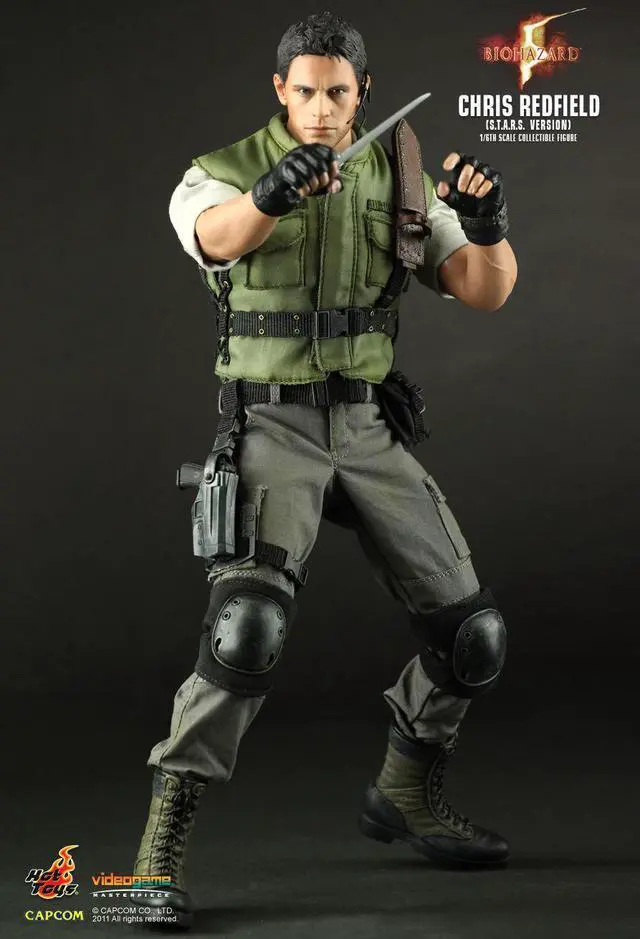 Alt view image 4 of 5 - Figure Hot Toys VGM09 - Resident Evil 5 - Biohazard 5 - Chris Redfield S.T.A.R.S. Version