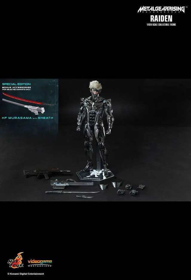Alt view image 2 of 5 - Figure Hot Toys VGM17 - Metal Gear Rising : Revengeance - Raiden Deluxe Version