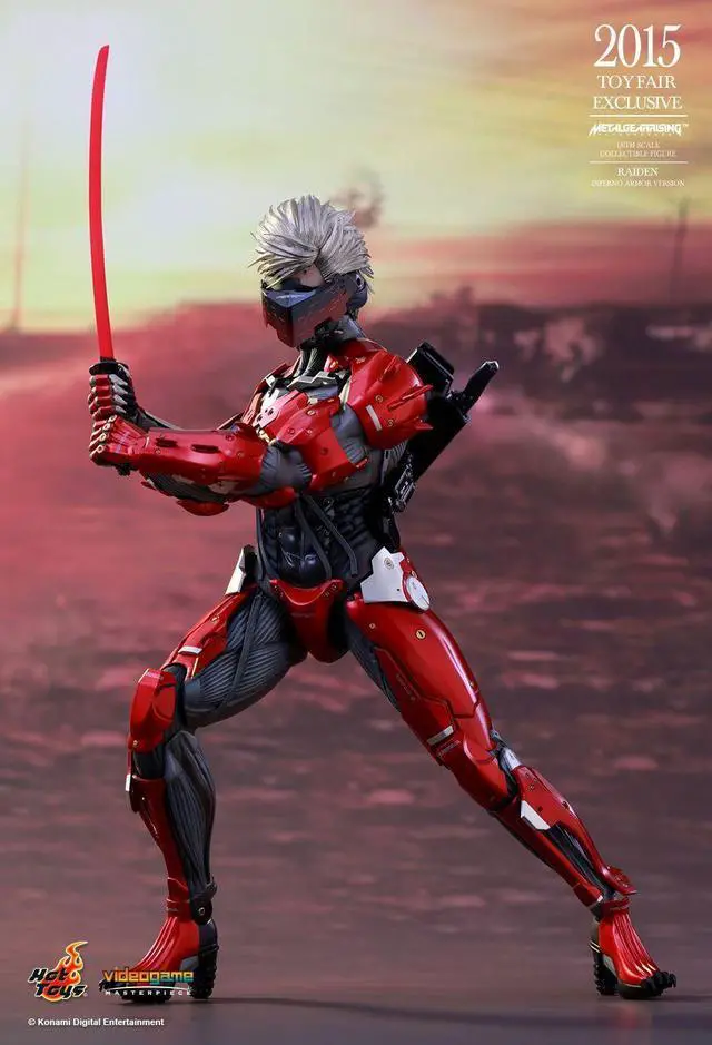 Alt view image 3 of 5 - Figure Hot Toys VGM19 - Metal Gear Rising : Revengeance - Raiden Inferno Armor Version