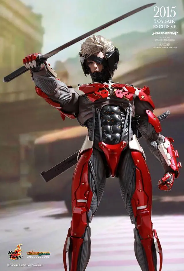 Alt view image 4 of 5 - Figure Hot Toys VGM19 - Metal Gear Rising : Revengeance - Raiden Inferno Armor Version