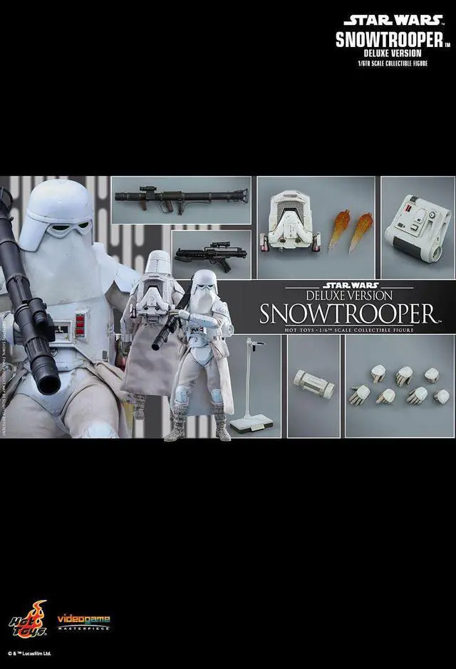 Alt view image 2 of 5 - Figure Hot Toys VGM24 - Star Wars Battlefront - Snowtrooper Deluxe Version