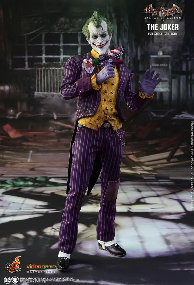 Alt view image 3 of 5 - Figure Hot Toys VGM27 - DC Comics - Batman : Arkham Asylum - The Joker