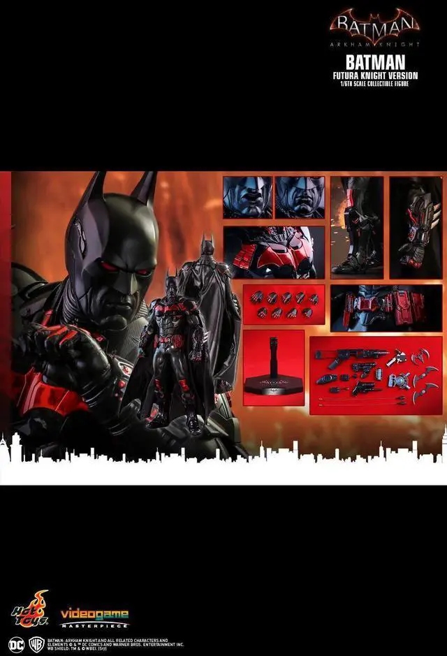 Alt view image 2 of 5 - Figure Hot Toys VGM29 - DC Comics - Batman : Arkham Knight - Batman Futura Knight Version