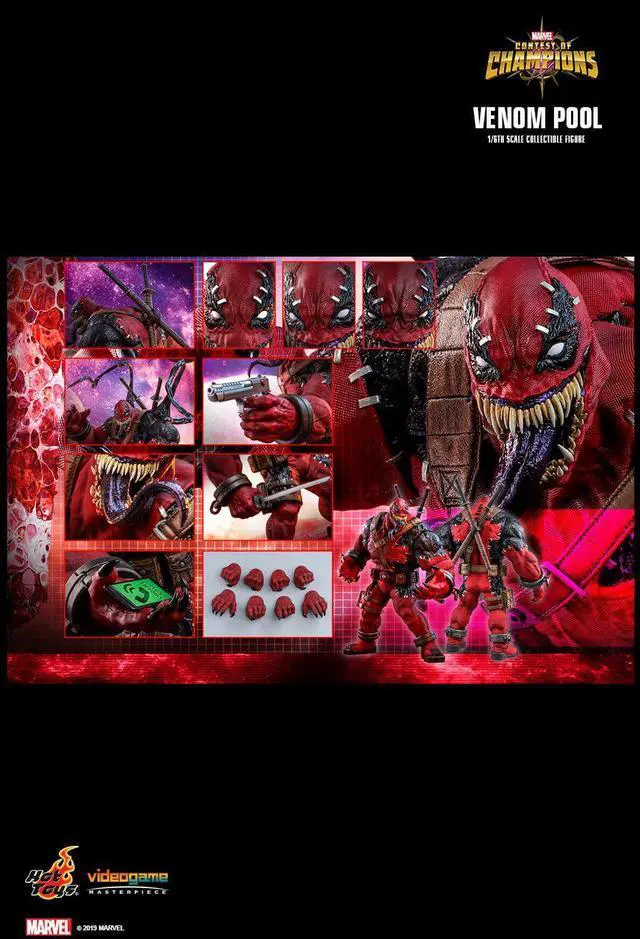Alt view image 2 of 5 - Figure Hot Toys VGM35 - Marvel Comics - Marvel Contest Of Champions - Venompool Standard Version