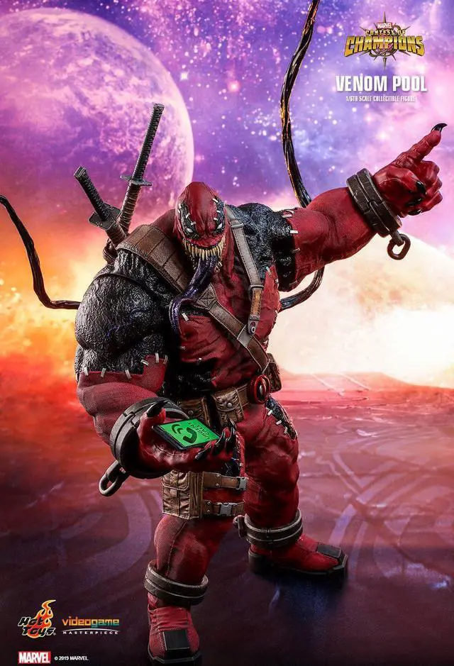 Alt view image 3 of 5 - Figure Hot Toys VGM35 - Marvel Comics - Marvel Contest Of Champions - Venompool Standard Version