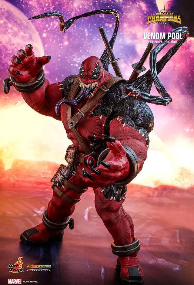 Alt view image 4 of 5 - Figure Hot Toys VGM35 - Marvel Comics - Marvel Contest Of Champions - Venompool Standard Version