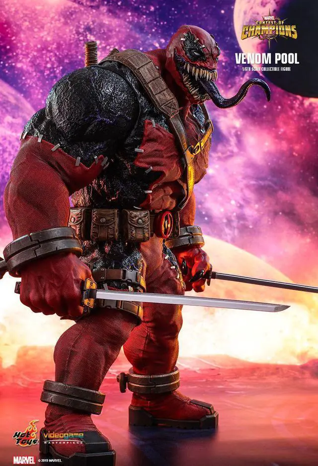 Alt view image 4 of 5 - Figure Hot Toys VGM35 - Marvel Comics - Marvel Contest Of Champions - Venompool Deluxe Version