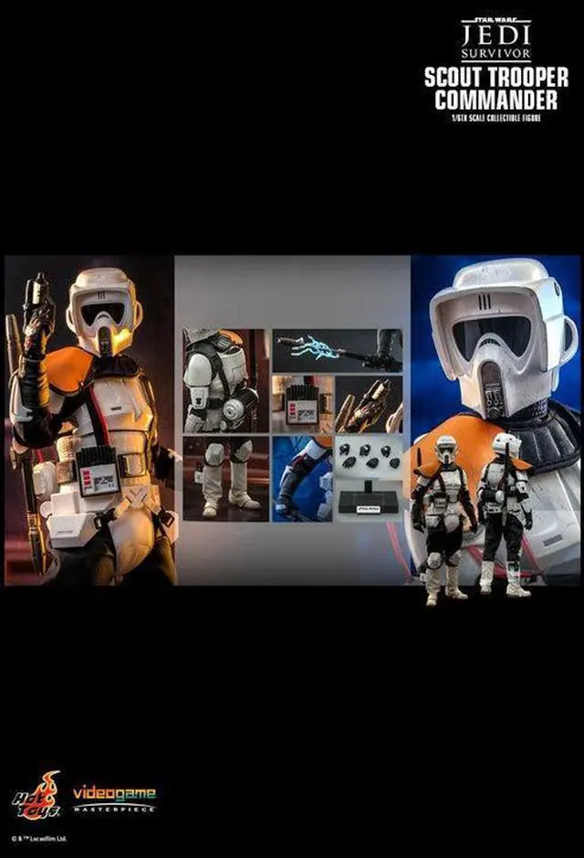 Alt view image 2 of 5 - Figure Hot Toys VGM53 - Star Wars :Jedi Survivor - Scout Trooper Commander