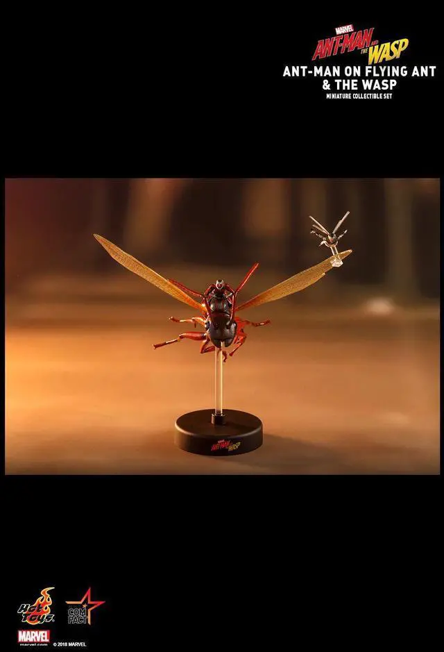 Alt view image 2 of 5 - Figure Hot Toys MMSC004 - Marvel Comics - Ant-Man And The Wasp - Ant-Man On Flying Ant & The Wasp