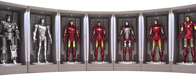 Figure Hot Toys MMSC005-MMSC012 - Marvel Comics - Iron Man 3 - Iton Man  Hall Of Armor Miniature Collectible