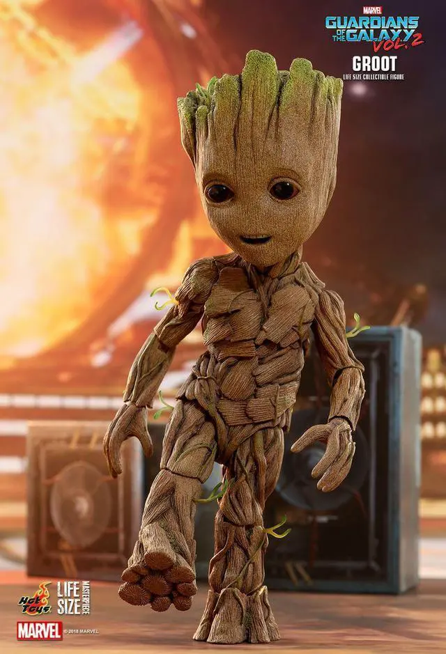Alt view image 3 of 5 - Figure Hot Toys LMS005 - Marvel Comics - Guardians Of The Galaxy Vol.2 - Groot