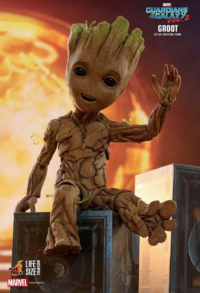 Alt view image 4 of 5 - Figure Hot Toys LMS005 - Marvel Comics - Guardians Of The Galaxy Vol.2 - Groot