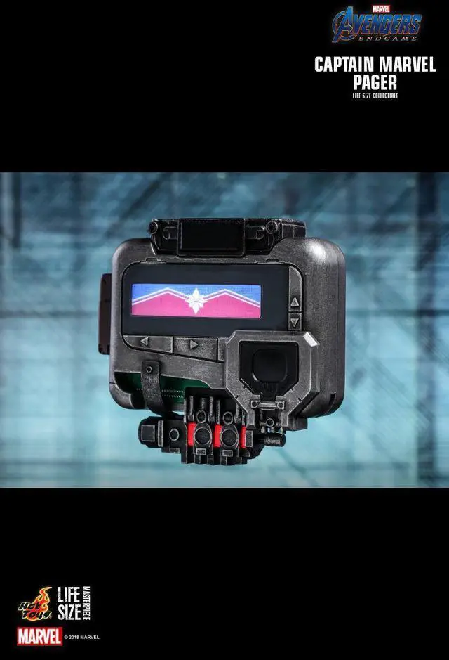 Alt view image 3 of 5 - Figure Hot Toys LMS009 -Marvel Comics - Avengers : Endgame - Captain Marvel Pager