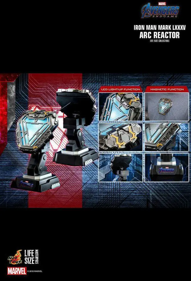 Alt view image 2 of 5 - Figure Hot Toys LMS010 -Marvel Comics - Avengers : Endgame - Iron Man Mark LXXXV Arc Reactor