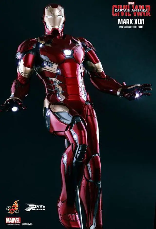 Alt view image 2 of 5 - Figure Hot Toys PPS003 - Marvel Comics - Captain America : Civil War - Iron Man Mark 46