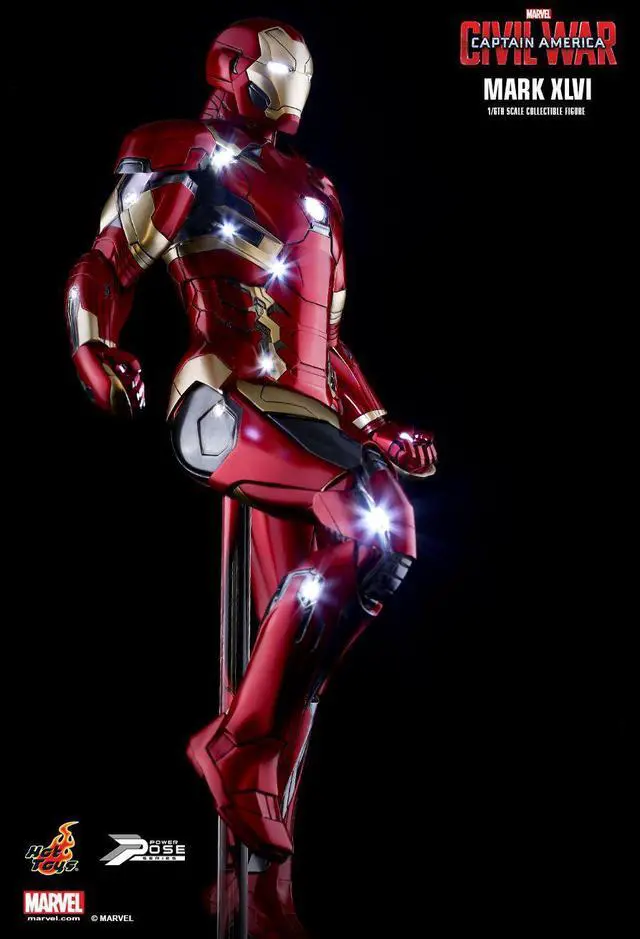 Alt view image 3 of 5 - Figure Hot Toys PPS003 - Marvel Comics - Captain America : Civil War - Iron Man Mark 46
