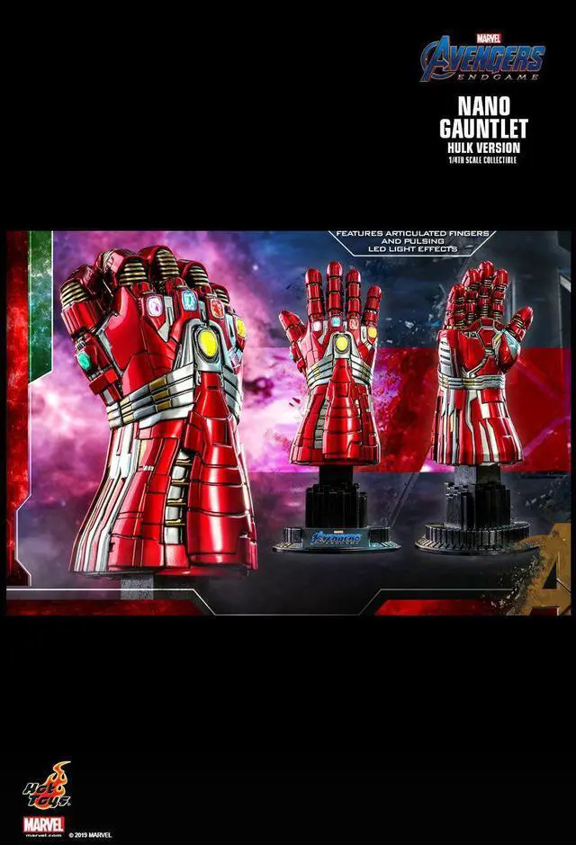 Alt view image 2 of 5 - Figure Hot Toys ACS009 - Marvel Comics - Avengers : Endgame - Nano Gauntlet Hulk Version