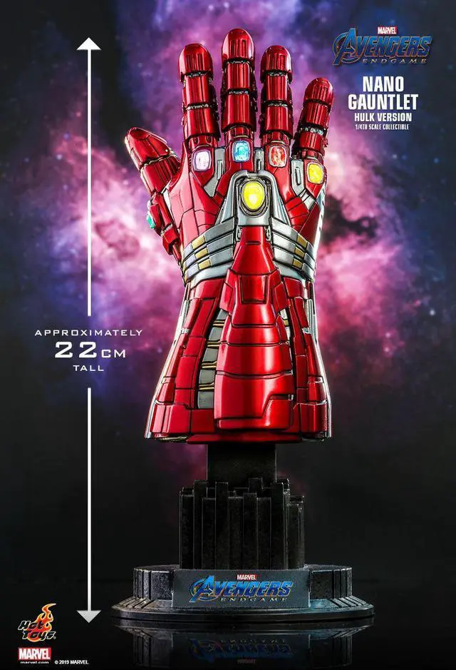 Alt view image 4 of 5 - Figure Hot Toys ACS009 - Marvel Comics - Avengers : Endgame - Nano Gauntlet Hulk Version