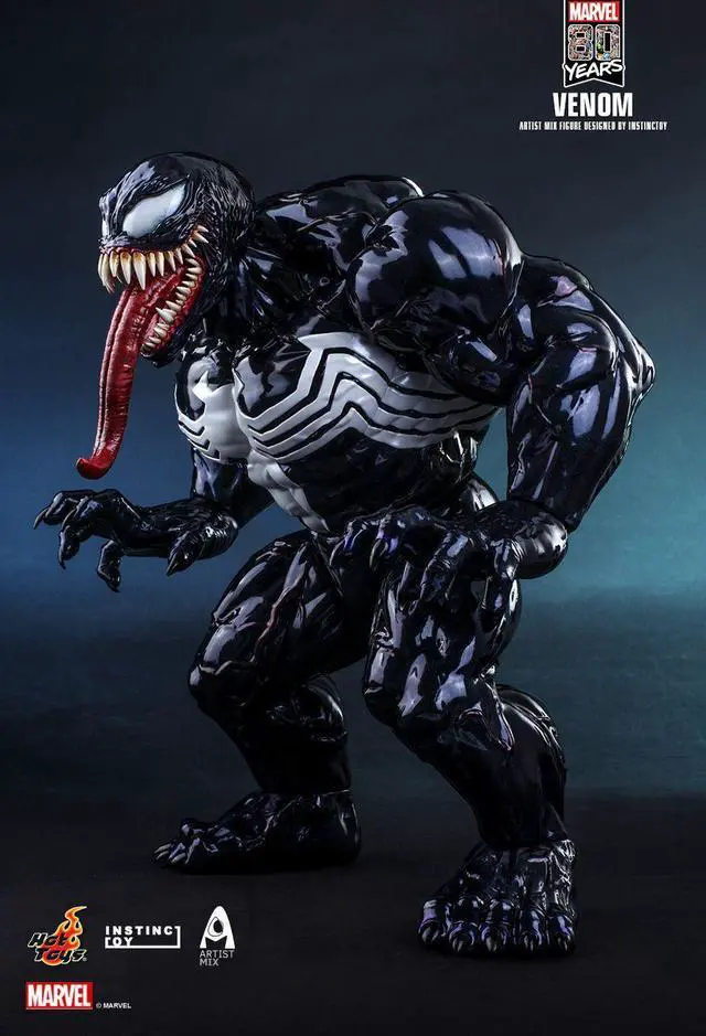 Alt view image 4 of 5 - Figure Hot Toys AMC031 - Marvel Comics - Venom Artist Mix Figure Designed By Instinctoy