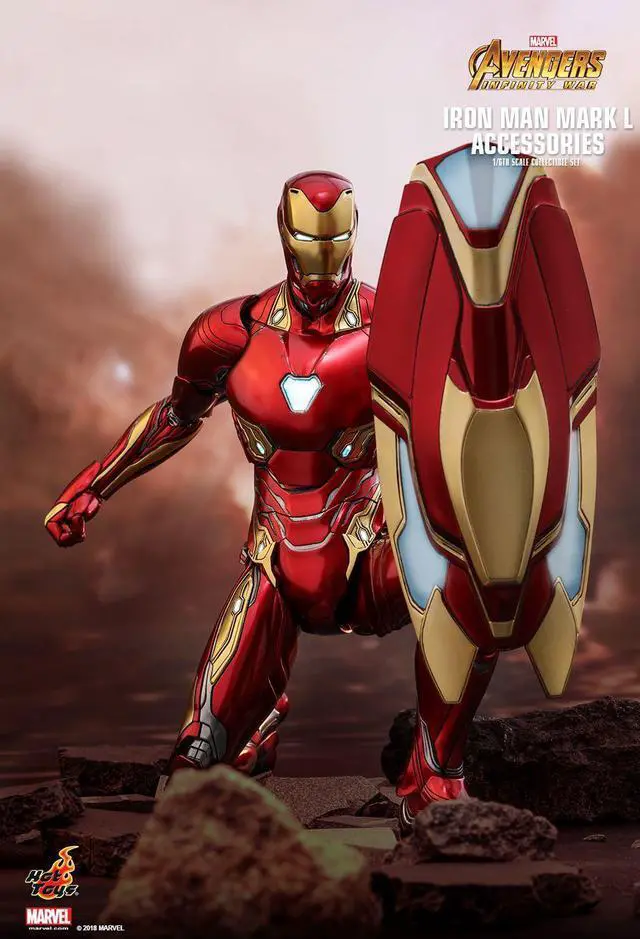 Alt view image 4 of 5 - Figure Hot Toys ACS004 - Marvel Comics - Avengers : Infinity War - Iron Man Mark 50 Accessories Set Deluxe Version
