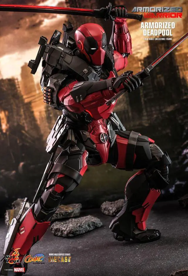 Alt view image 3 of 5 - Figure Hot Toys CMS09D42 - Marvel Comics - Armorized Deadpool Standard Version