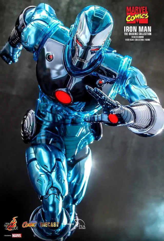 Alt view image 4 of 5 - Figure Hot Toys CMS012D46 - Marvel Comics - Iron Man Stealth Armor Version