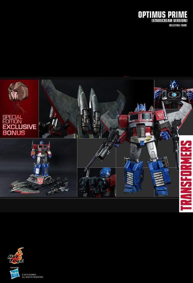 Hot Toys Transformers Optimus Prime Starscream Version Collectible Figure