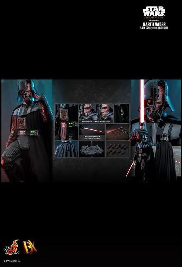 Alt view image 2 of 5 - Figure Hot Toys DX27 - Star Wars : Obi Wan Kenobi - Darth Vader Standard Version