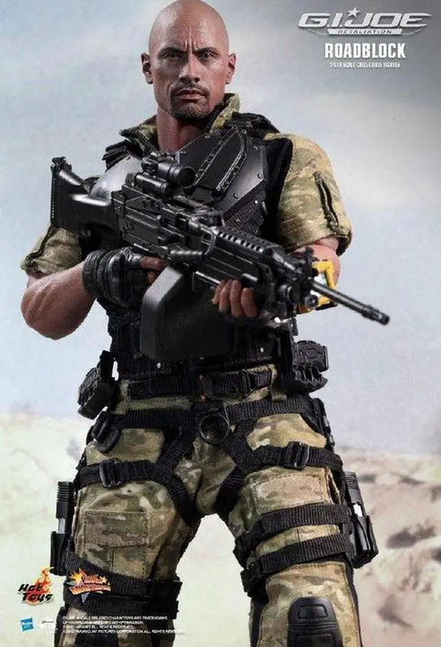 Alt view image 14 of 16 - Roadblock GI Joe Retaliation 1/6 Scale Hot Toys Action Figure