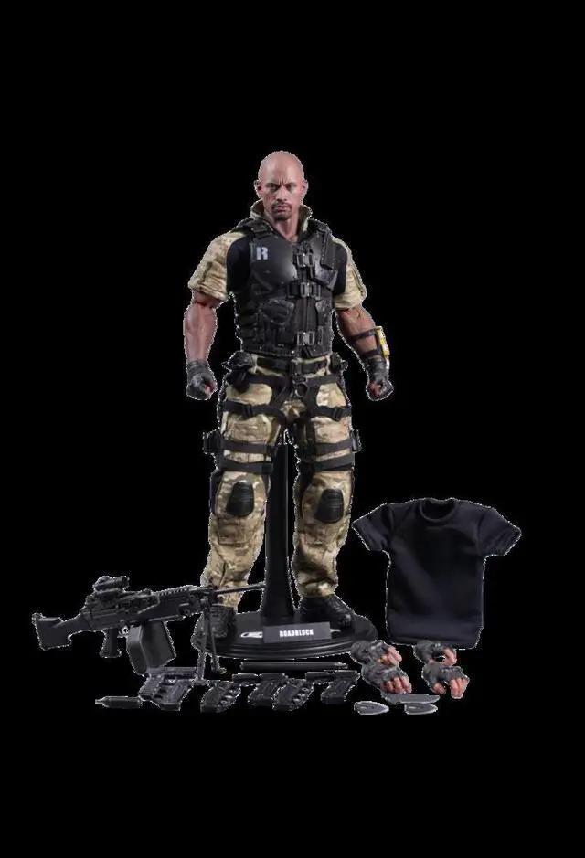 Alt view image 12 of 16 - Roadblock GI Joe Retaliation 1/6 Scale Hot Toys Action Figure