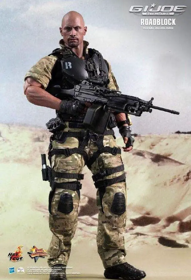 Alt view image 15 of 16 - Roadblock GI Joe Retaliation 1/6 Scale Hot Toys Action Figure