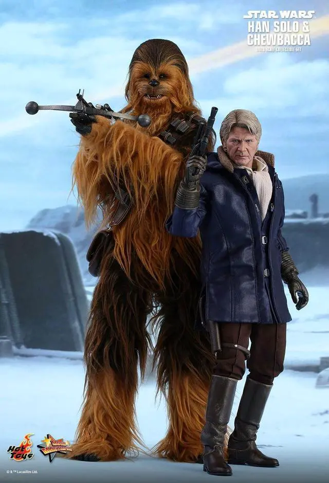 Alt view image 3 of 5 - Figure Hot Toys MMS376 - Star Wars : The Force Awakens - Han Solo And Chewbacca