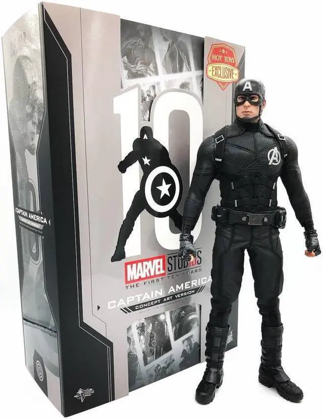 Main image of Figure Hot Toys MMS488 - Marvel Comics - Marvel Studios : The First Ten Years - Captain America Concept Art Version