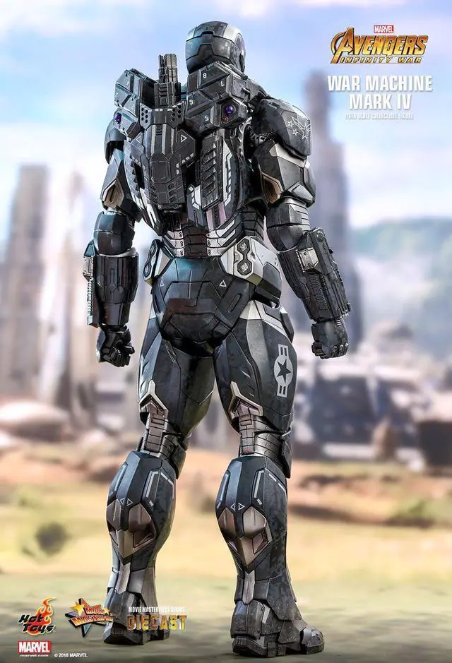 Alt view image 4 of 5 - Figure Hot Toys MMS499D26 - Marvel Comics - Avengers : Infinity War - War Machine Mark 4 Deluxe Version