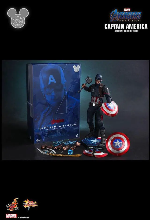 Alt view image 2 of 5 - Figure Hot Toys MMS526 - Marvel Comics - Avengers : Endgame - Captain America Special Edition