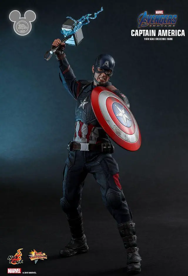 Alt view image 3 of 5 - Figure Hot Toys MMS526 - Marvel Comics - Avengers : Endgame - Captain America Special Edition