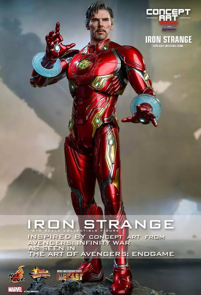 Alt view image 4 of 5 - Figure Hot Toys MMS606D41 - Marvel Comics  - Avengers : EndGame - Iron Strange Standard Version